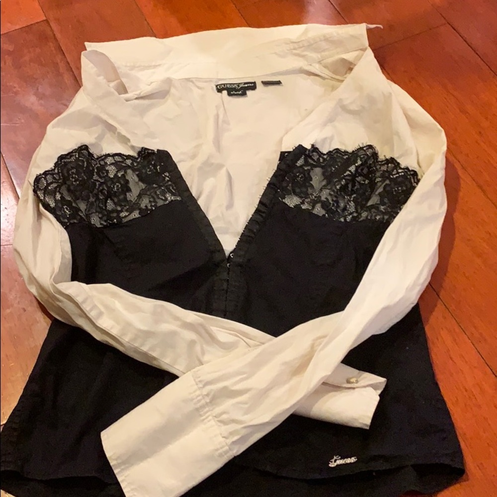 A women’s blouse from guess